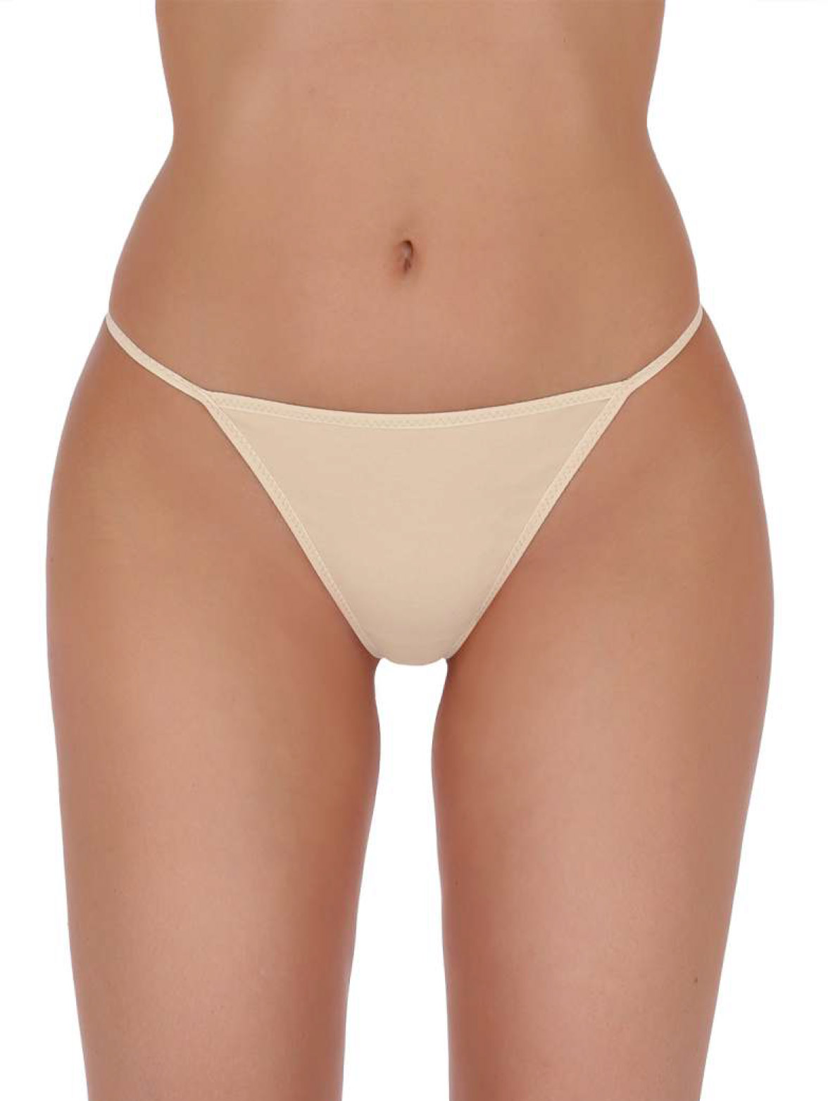Tanga Passion Basic Thong 004 - béžová Barva: Béžová, Velikost: XL