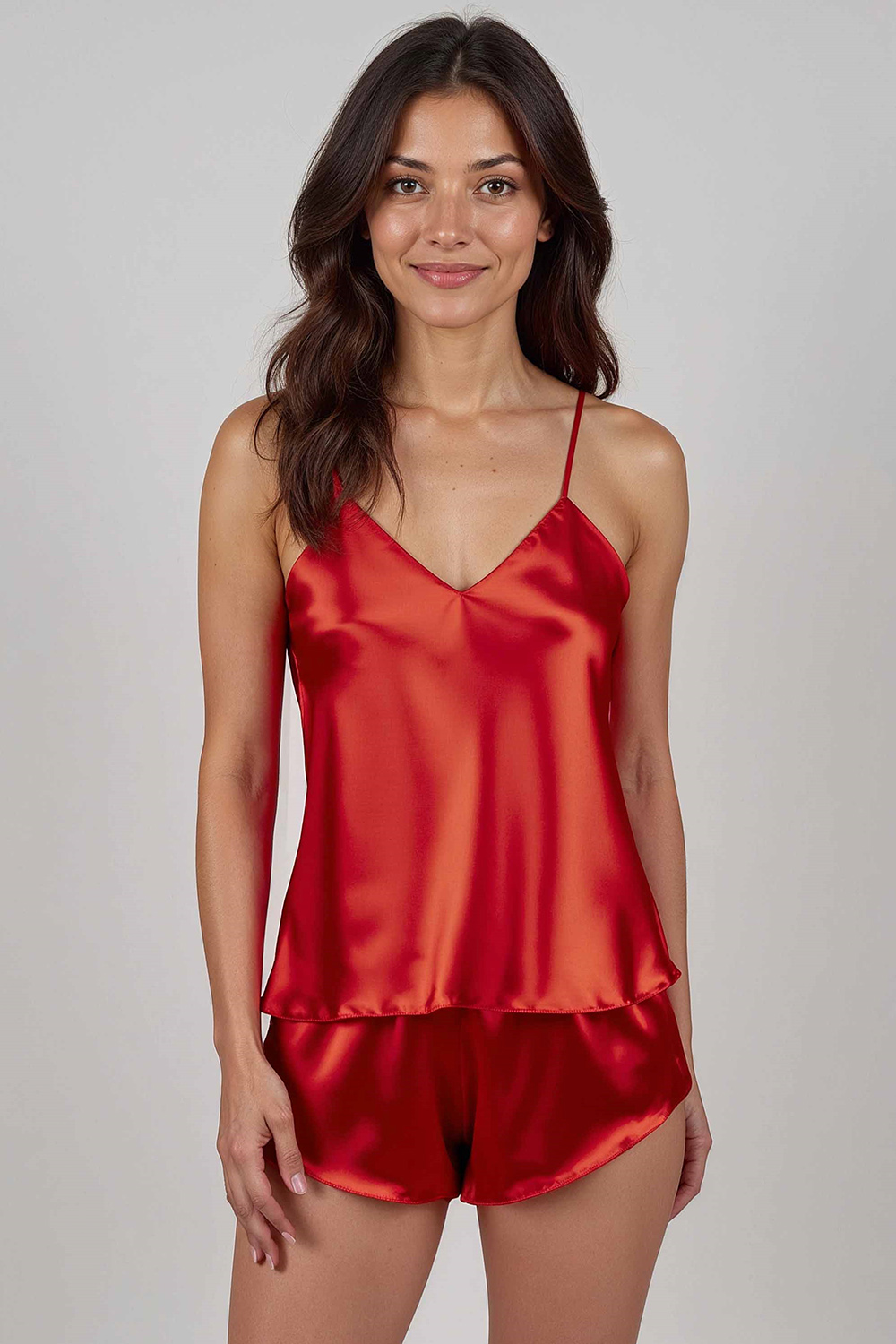 Dámské pyžamo Vivisence 2053 Barva: Červená, Velikost: S