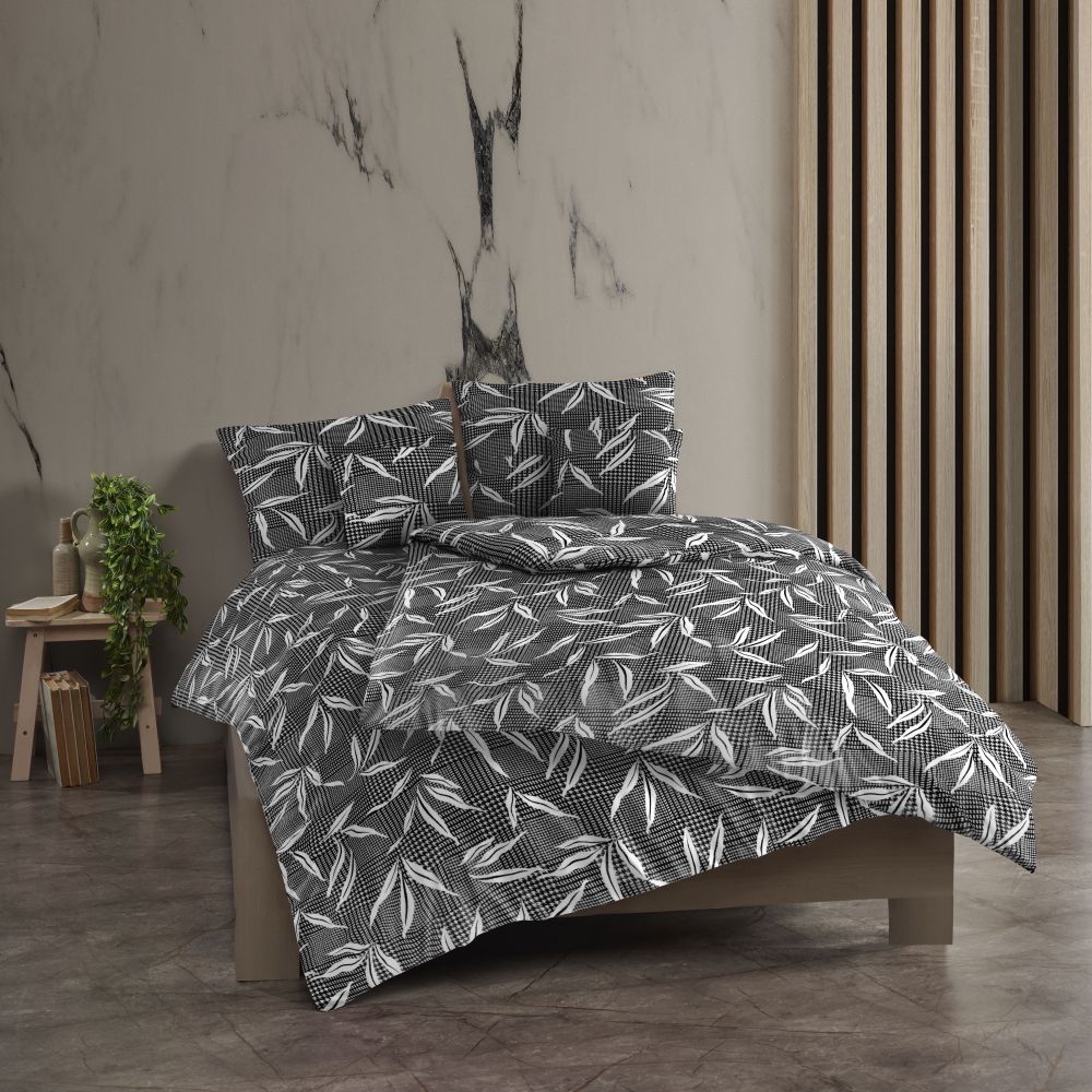 Kvalitex Francouzské bavlněné povlečení renforcé 240x220, 70x90cm OSAKA modrá