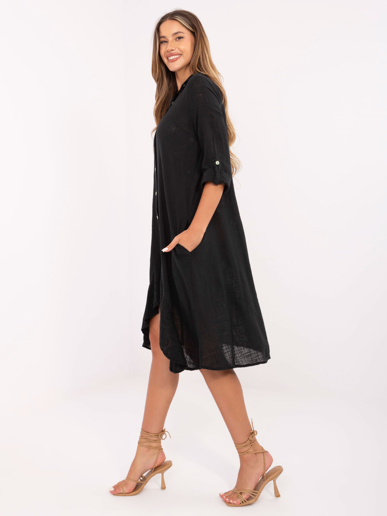 Och Bella Šaty-TW-SK-BI-2021399.54 Barva: Černá, Velikost: M