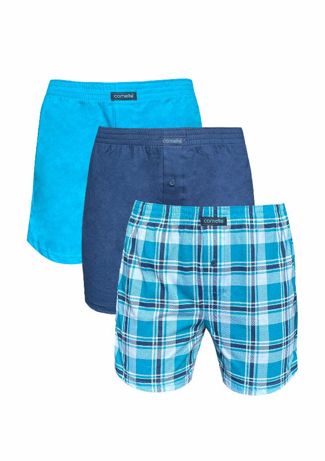 Trenýrky Cornette classic 945/09 3 pack Barva: Modrá, Velikost: 2XL