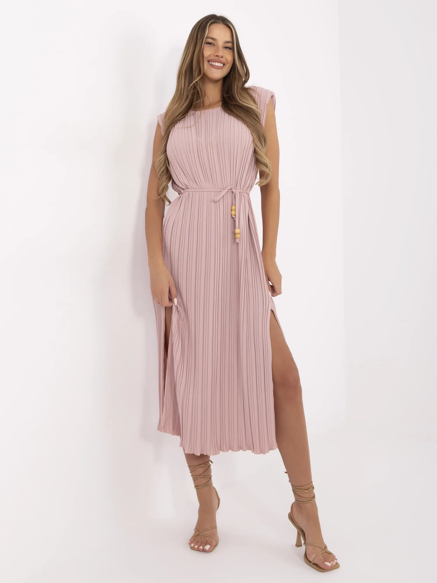 ITALY MODA Šaty -DHJ-SK-19830.00 Barva: Růžová - tmavě, Velikost: UNI