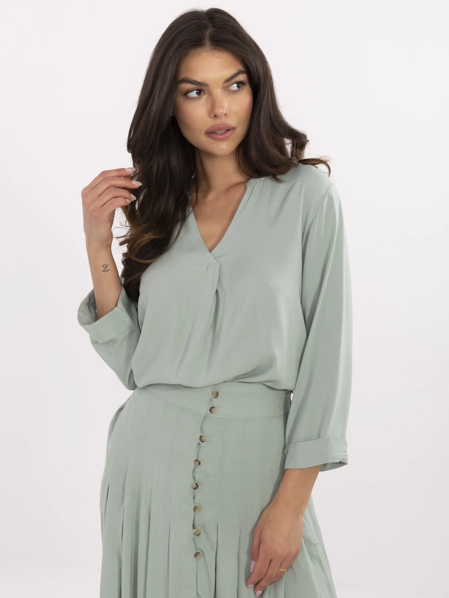 Sublevel Halenka-D73761M11174B Barva: Zelená, Velikost: XL