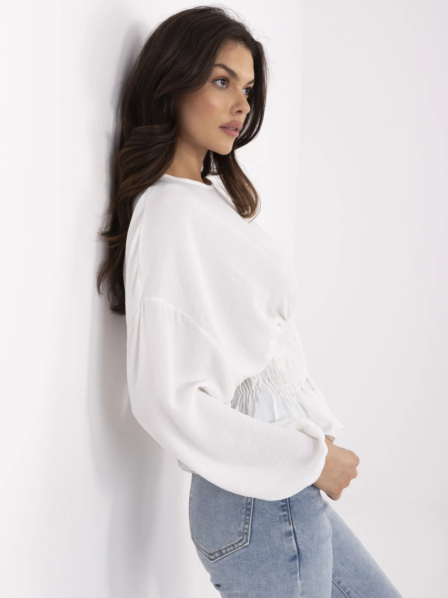 Sublevel Halenka -D50021F11088A Barva: Bílá, Velikost: S/M