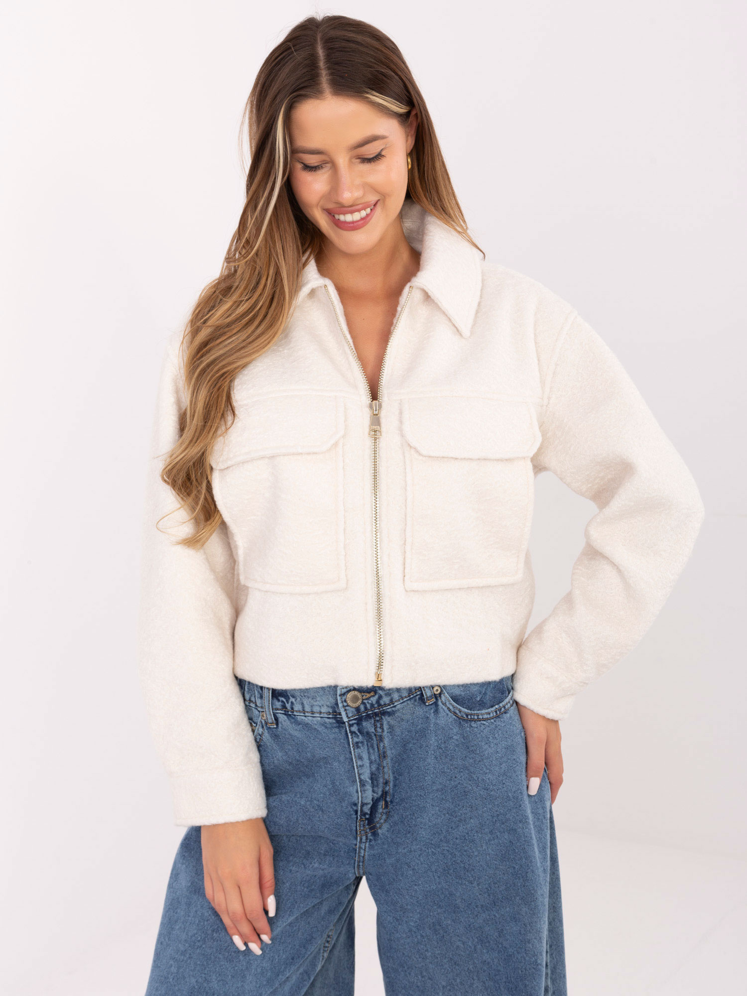 Sublevel Bunda -D46015XB43434A1 Barva: Tělová, Velikost: L