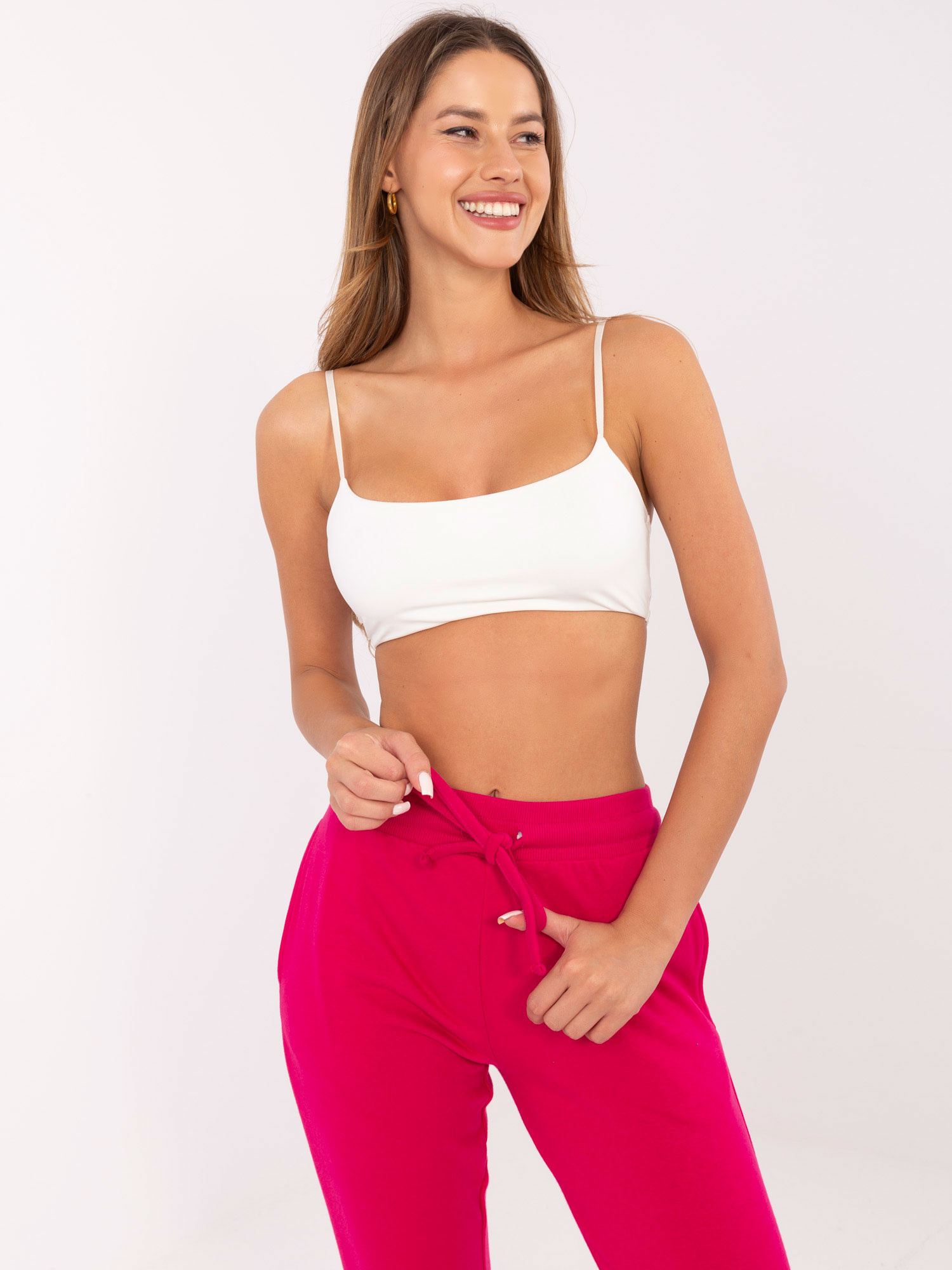 Dámské tepláky B-005.60 BASIC FEEL GOOD Barva: Růžová - tmavě, Velikost: M