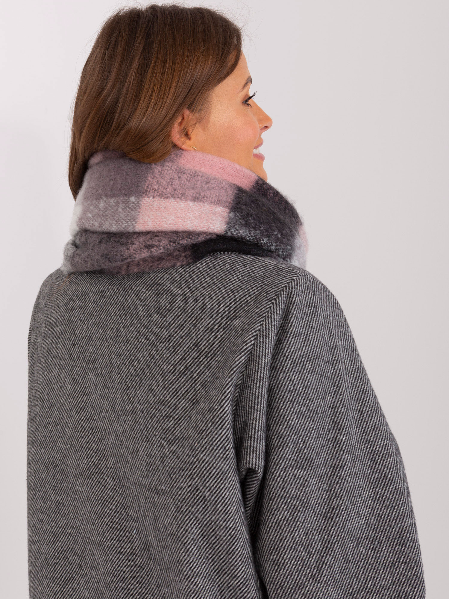 Wool Fashion Italia Šála -AT-SZ-2313501.97 Barva: Růžová - světle, Velikost: UNI