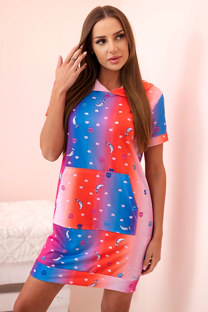 Dámské šaty na ramínkách s ozdobnými sponami béžová UNI