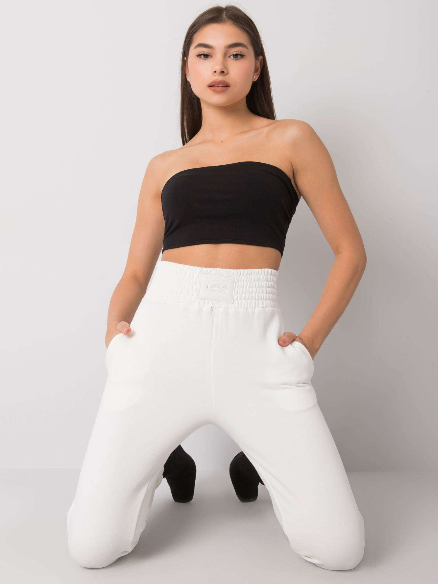 Tepláky FE-DR-5541.45P Factory Price Barva: Smetanová, Velikost: M