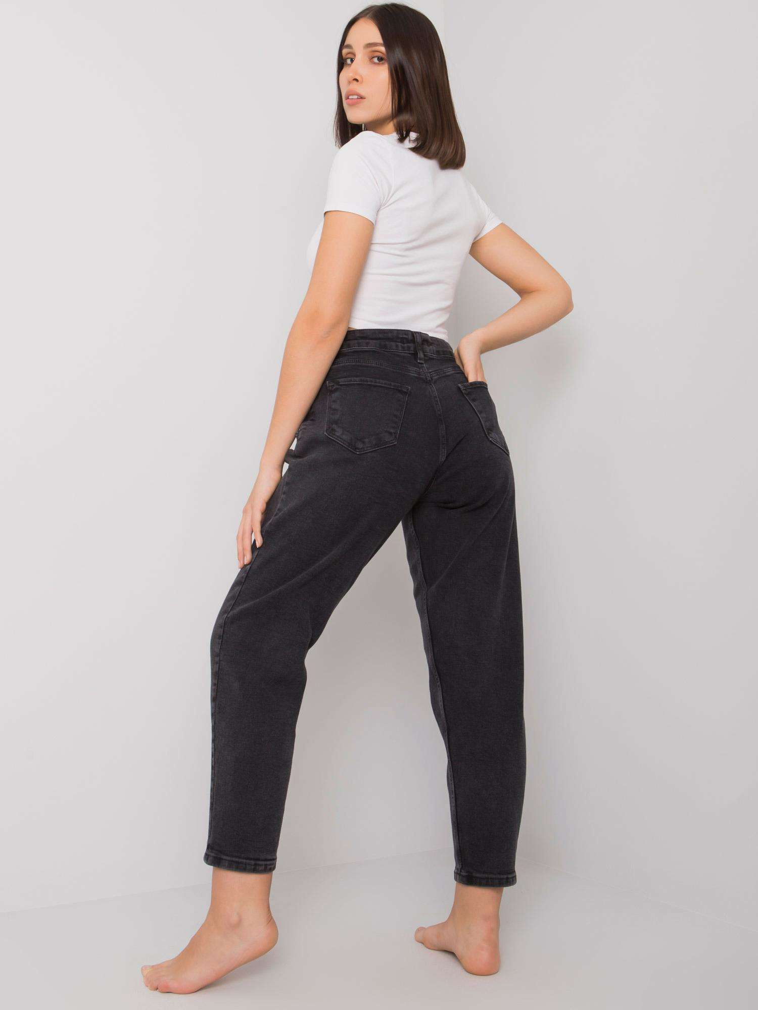 Džíny Plus Size MR-SP-263.65P MOONART Barva: Šedá - tmavě, Velikost: 29