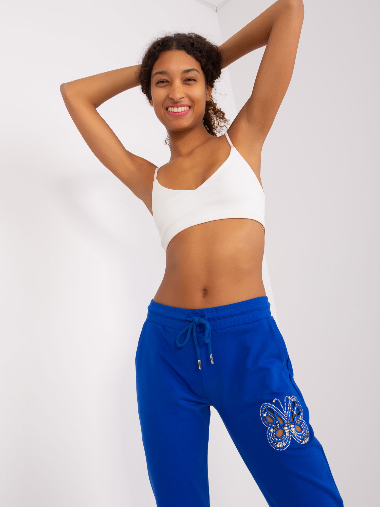 Tepláky RV-DR-8835.10 RELEVANCE Barva: Modrá - tmavě, Velikost: L/XL