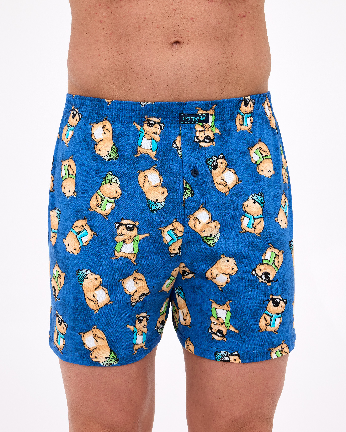 Boxerky Cornette Classic 011/178 3XL-5XL džínovina 4XL