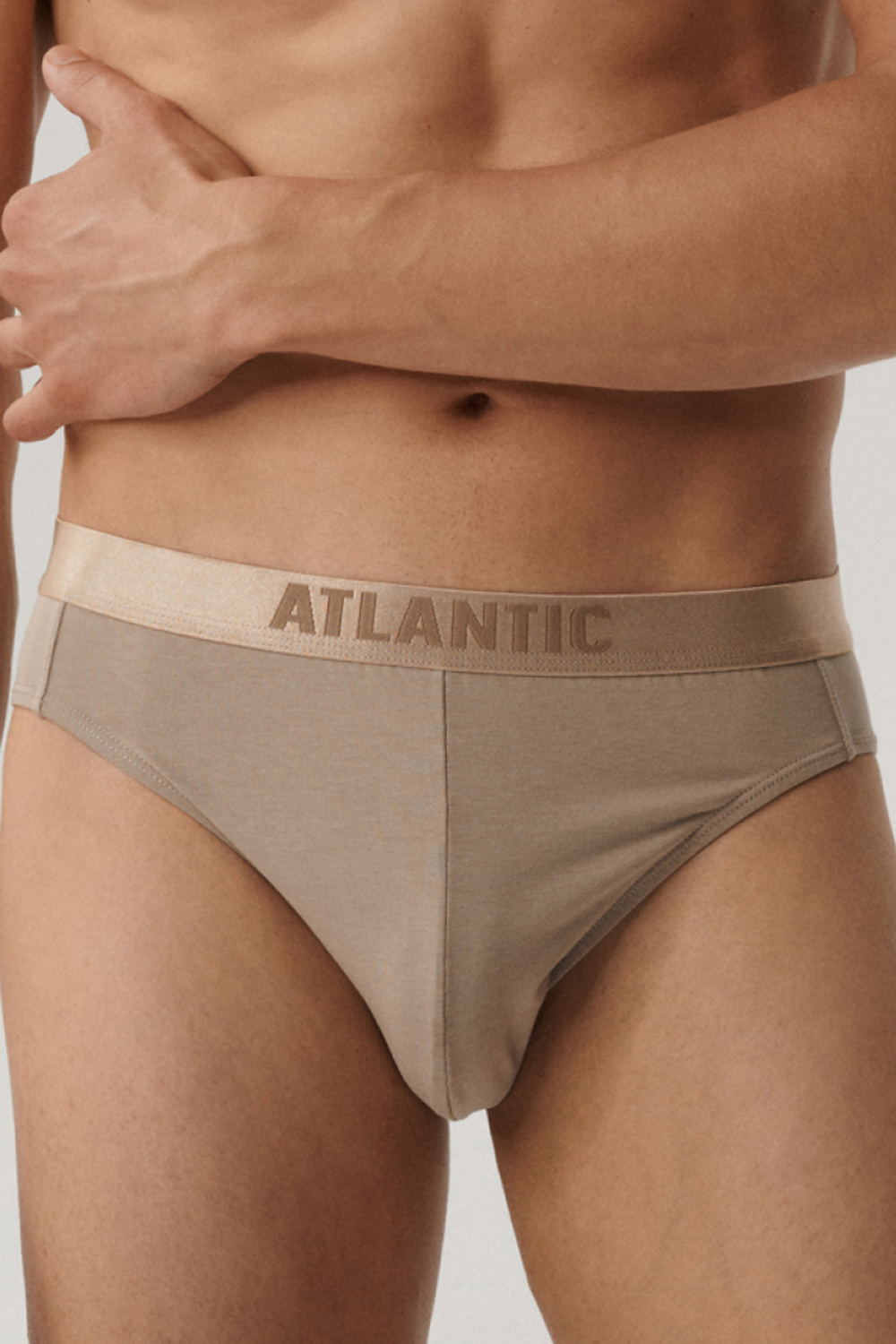 Atlantické kalhotky 2BMP-013 A'2 S-2XL béžová S