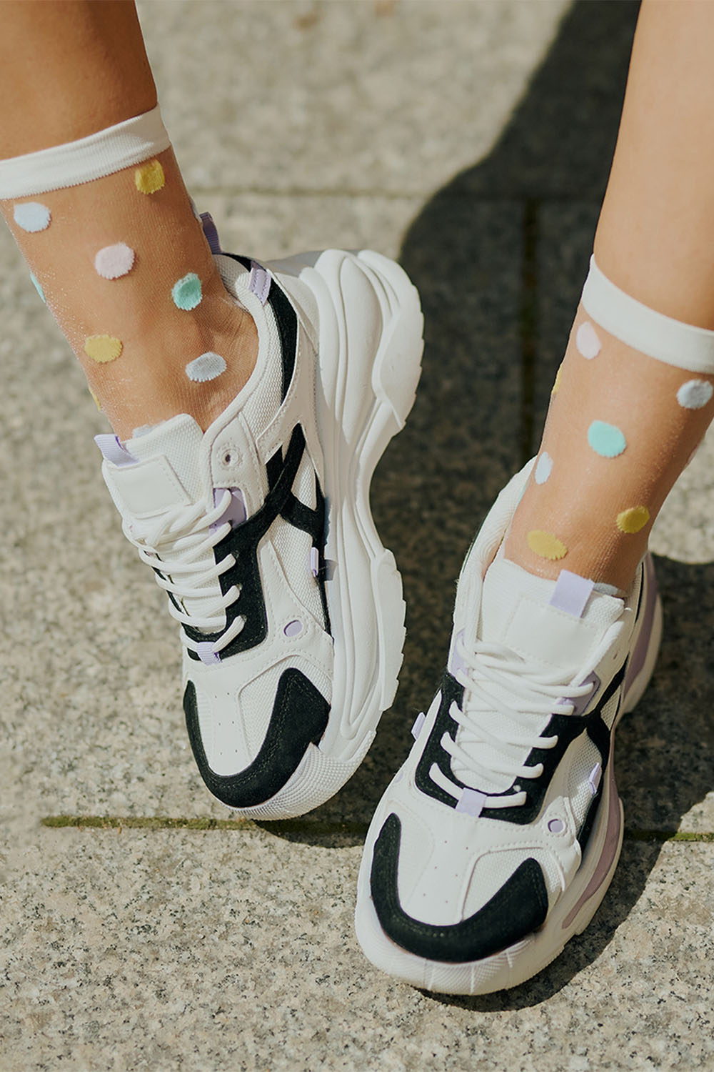 PUNTA SOCKS ECRI/ŽLUTÁ 35/38