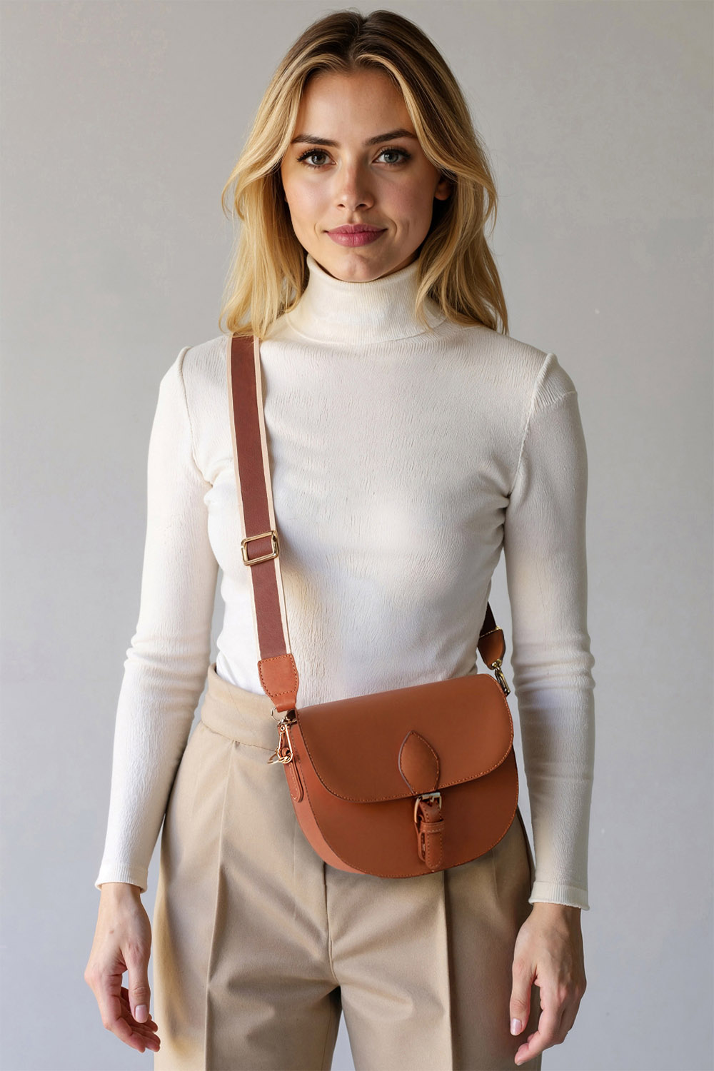 Kabelka Vivisence T0007 Barva: Hnědá, Velikost: UNI