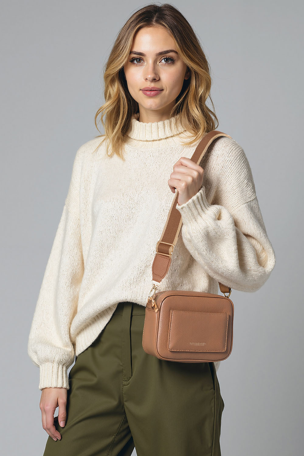 Kabelka Vivisence T0008 Barva: Hnědá, Velikost: UNI