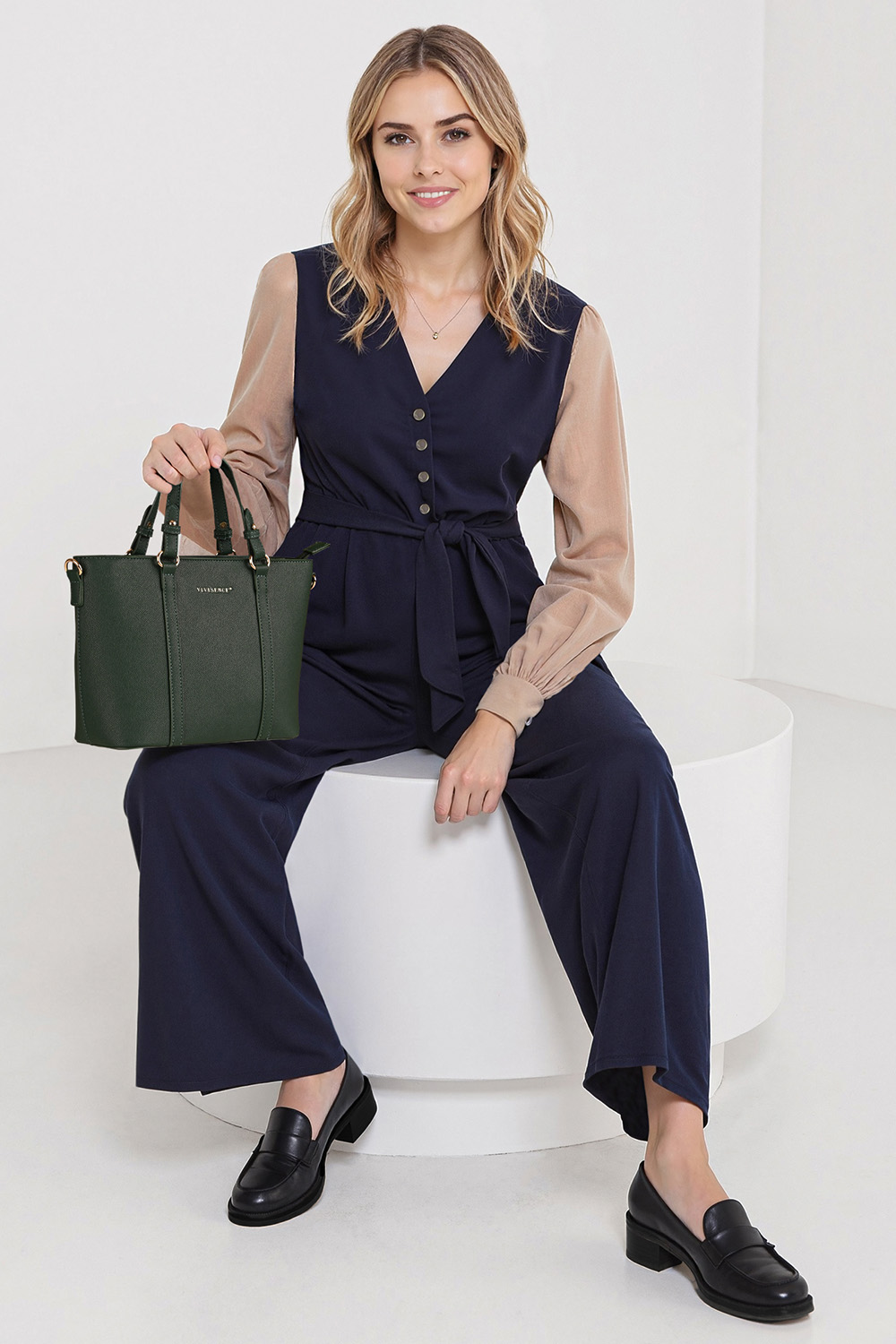 Kabelka Vivisence T0009 Barva: Zelená, Velikost: UNI