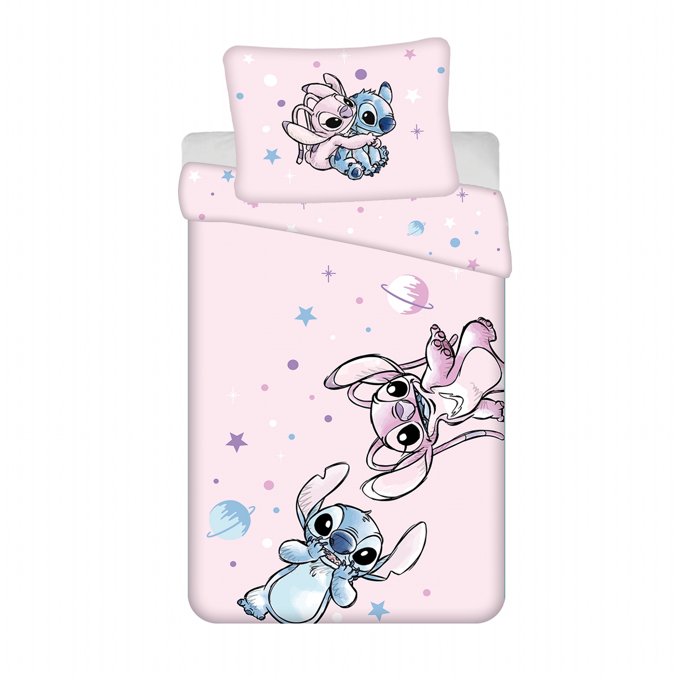 Jerry Fabrics Povlečení Lilo a Stitch Universe Varianta: Povlečení Lilo a Stitch Universe 140x200, 70x90 cm
