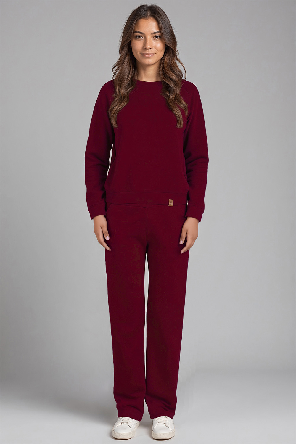 Dámská tepláková souprava Vivisence 9205kmpl Barva: Bordó, Velikost: 2XL