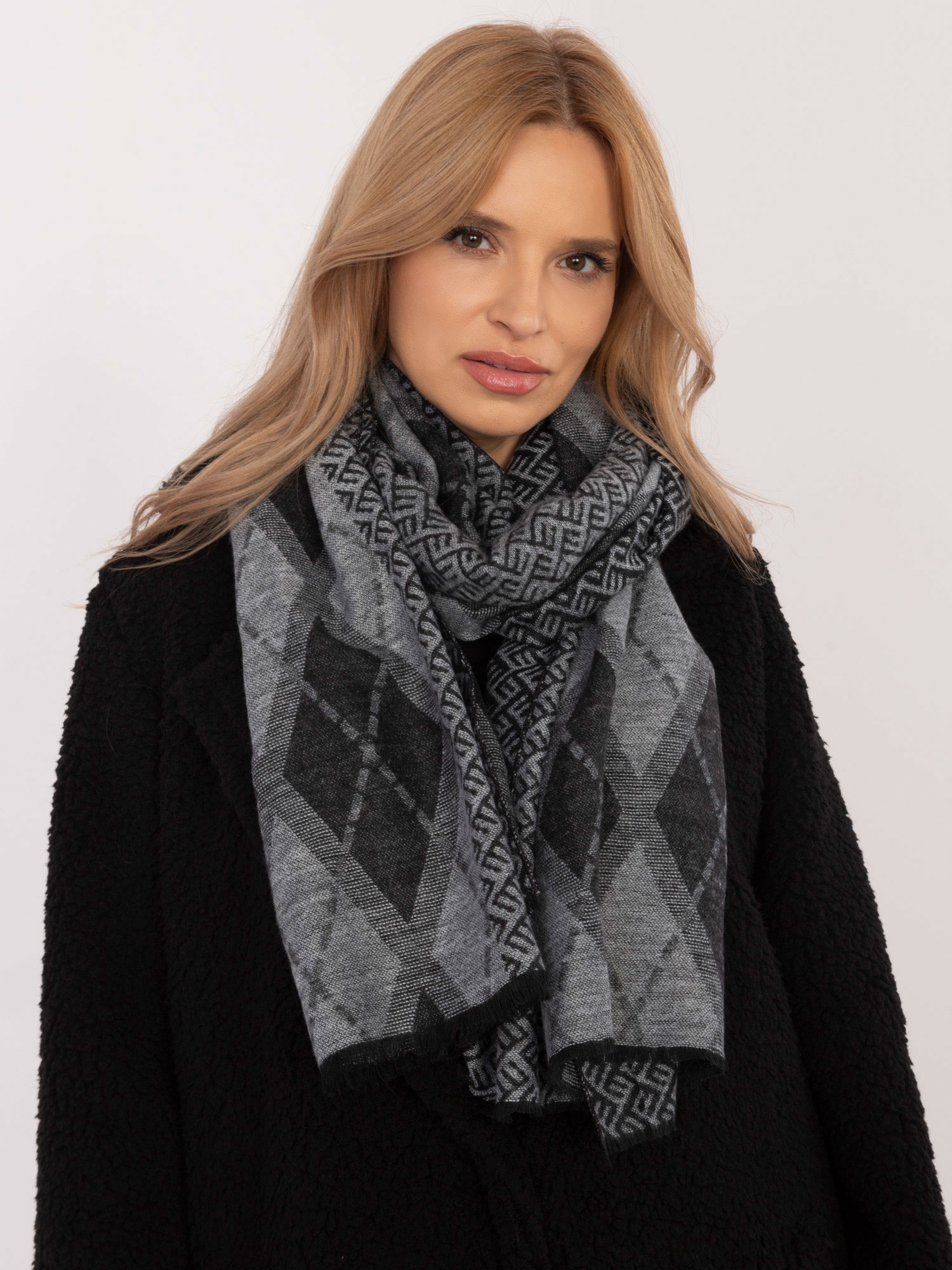 Závoj AT CH 12301.82P šedý černý jedna velikost