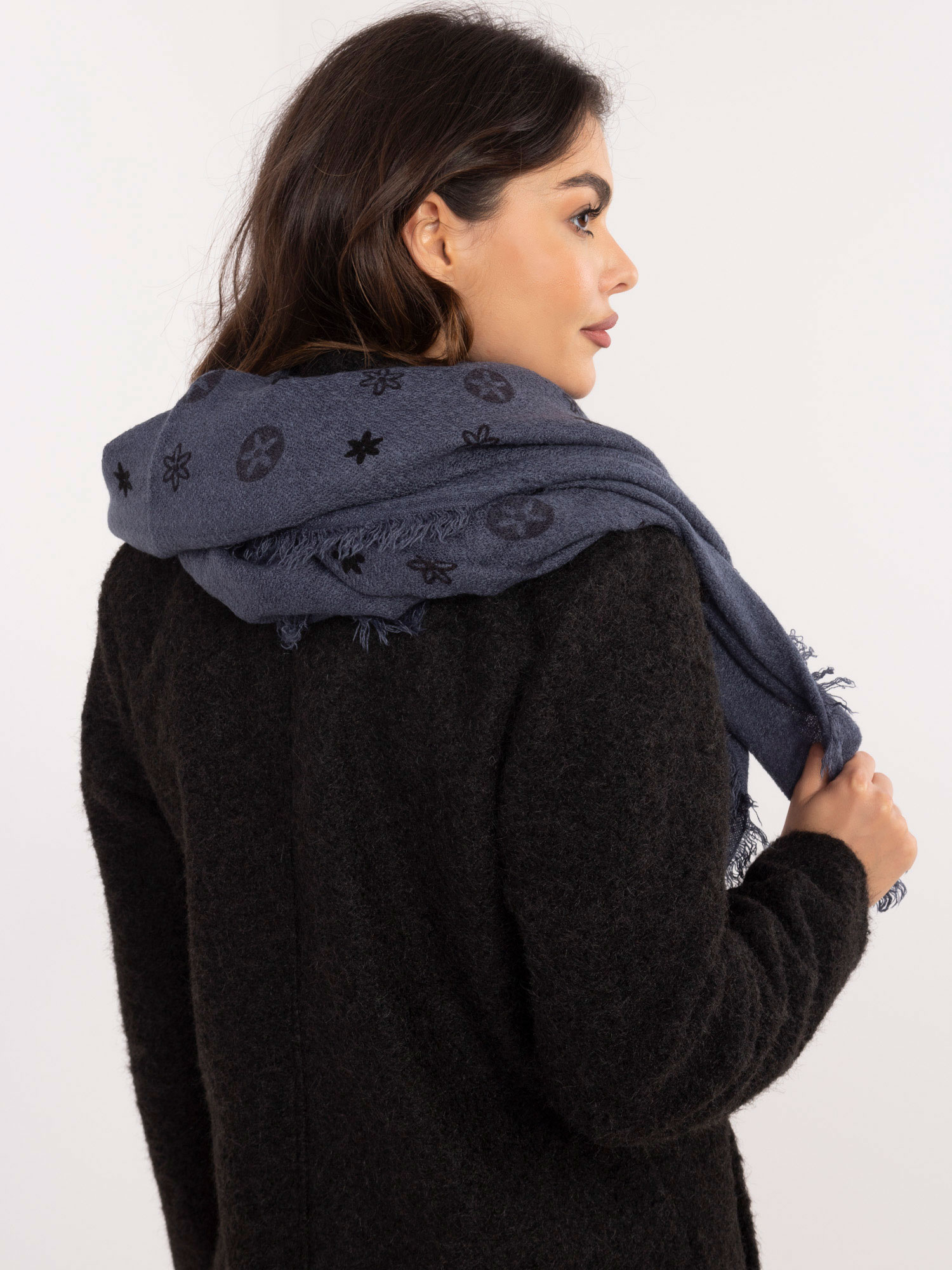 Šála AT SZ 23504.93P tmavě modrá jedna velikost