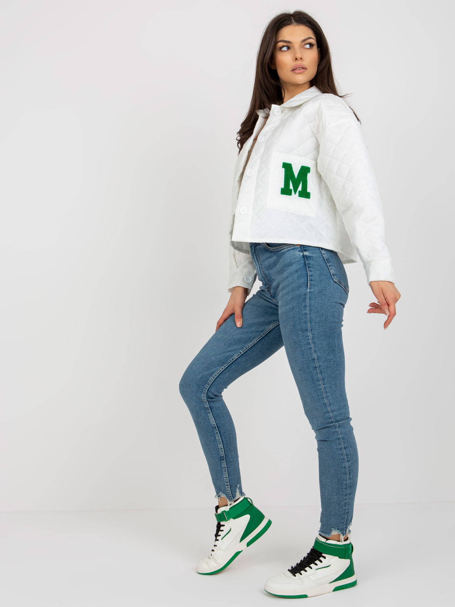 Bunda LK KR 509267.15P ecru jedna velikost