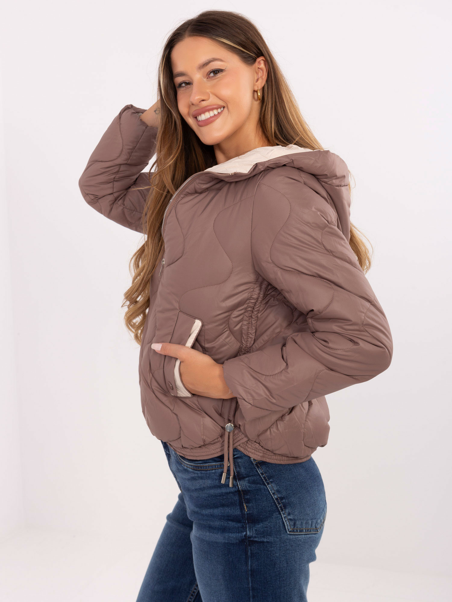 Factory Price Bunda -MBM-KR-2211.88 Barva: Béžová, Velikost: M