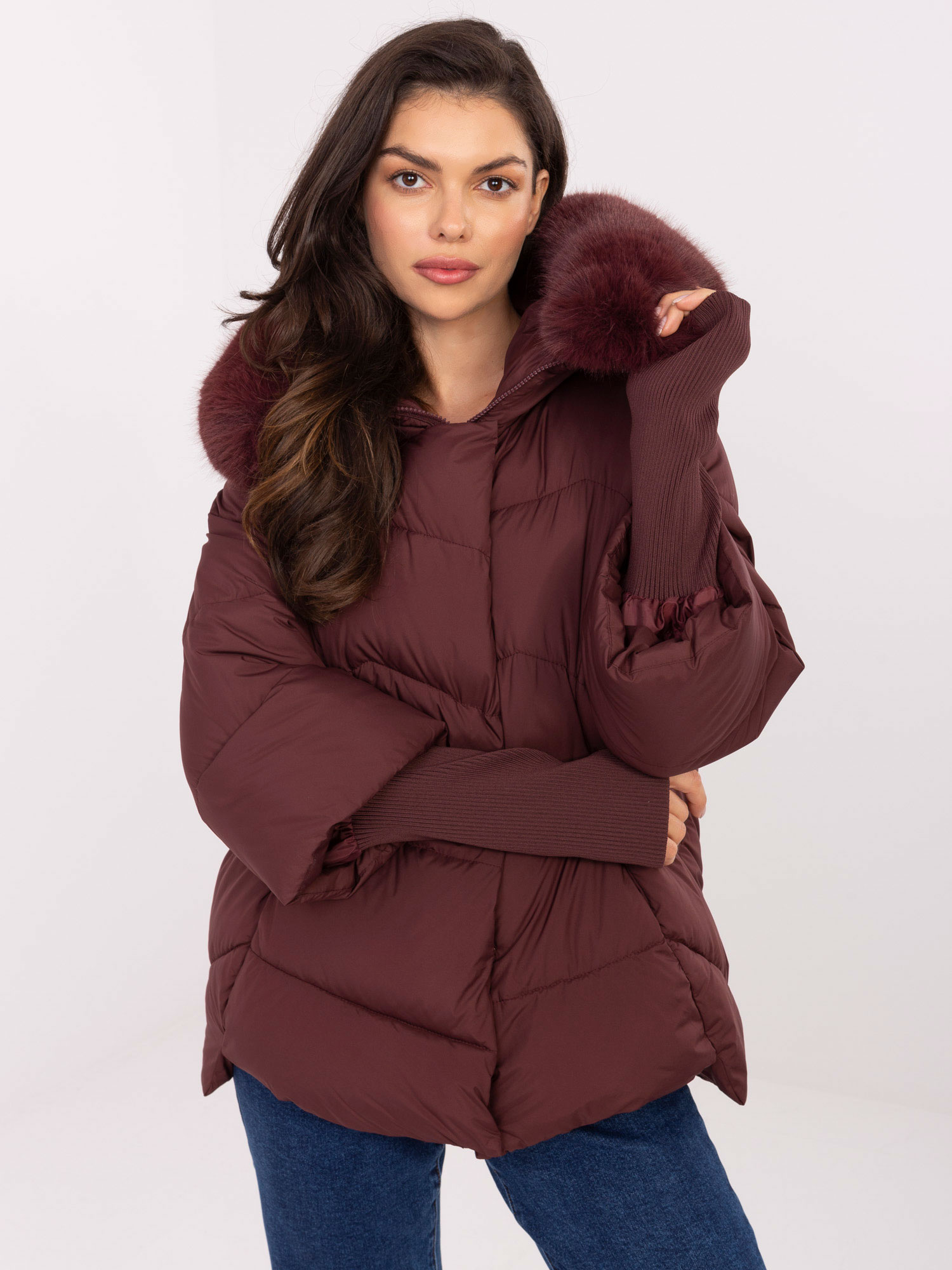Factory Price Bunda -MBM-KR-2505.72 Barva: Bordó, Velikost: XL