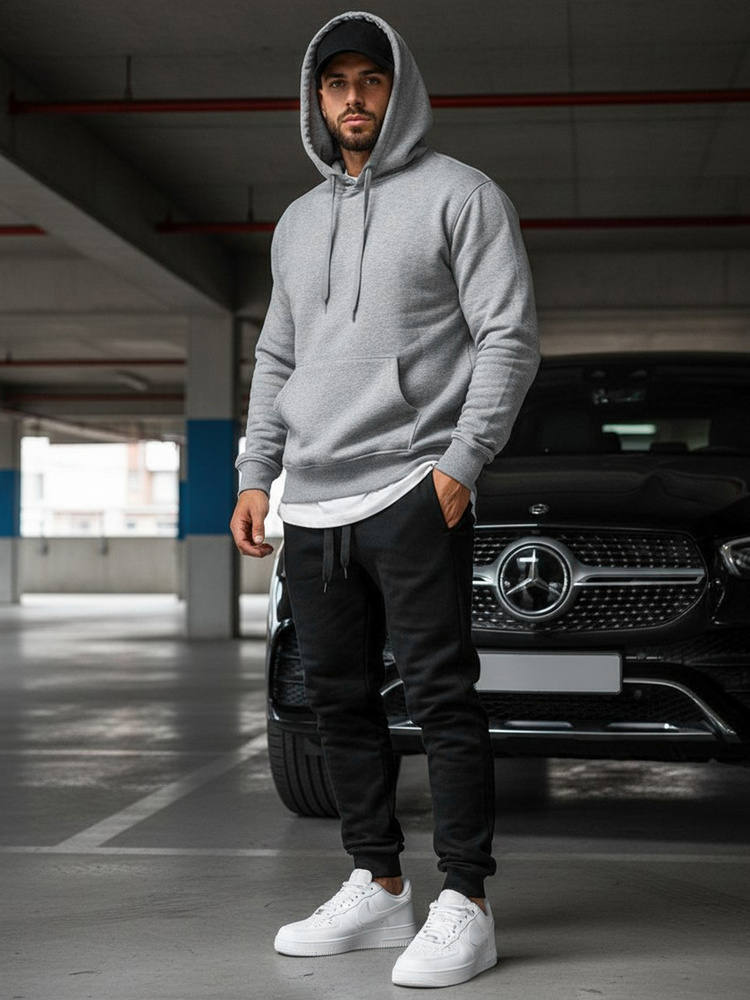 Pánské tepláky Dstreet UX2395 - černé XL