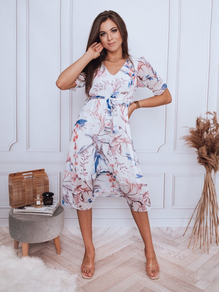 Šaty SELIA bílé Dstreet EY1868 XS