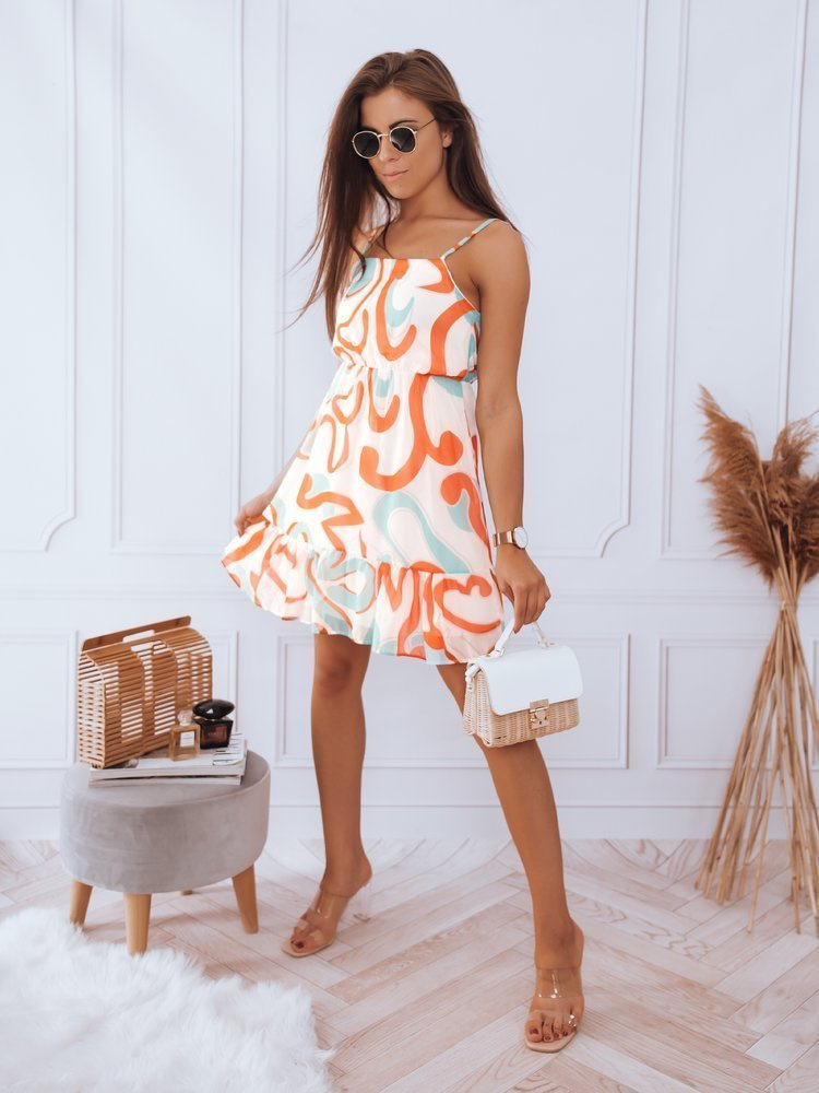 SHINE bílé šaty Dstreet EY1895 S