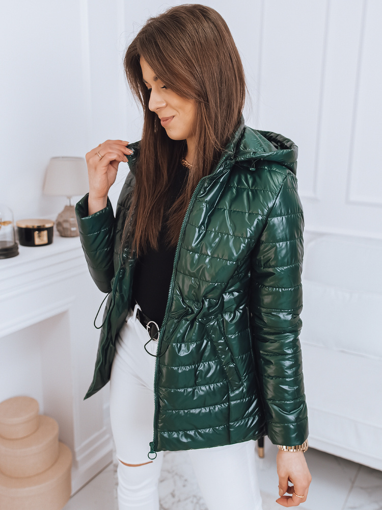 Dámská bunda TARINA, tmavě zelená Dstreet TY2521 S