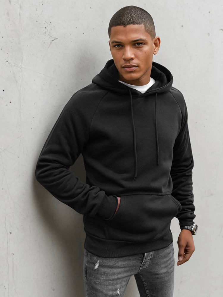 Černá pánská mikina Dstreet BX5480 L