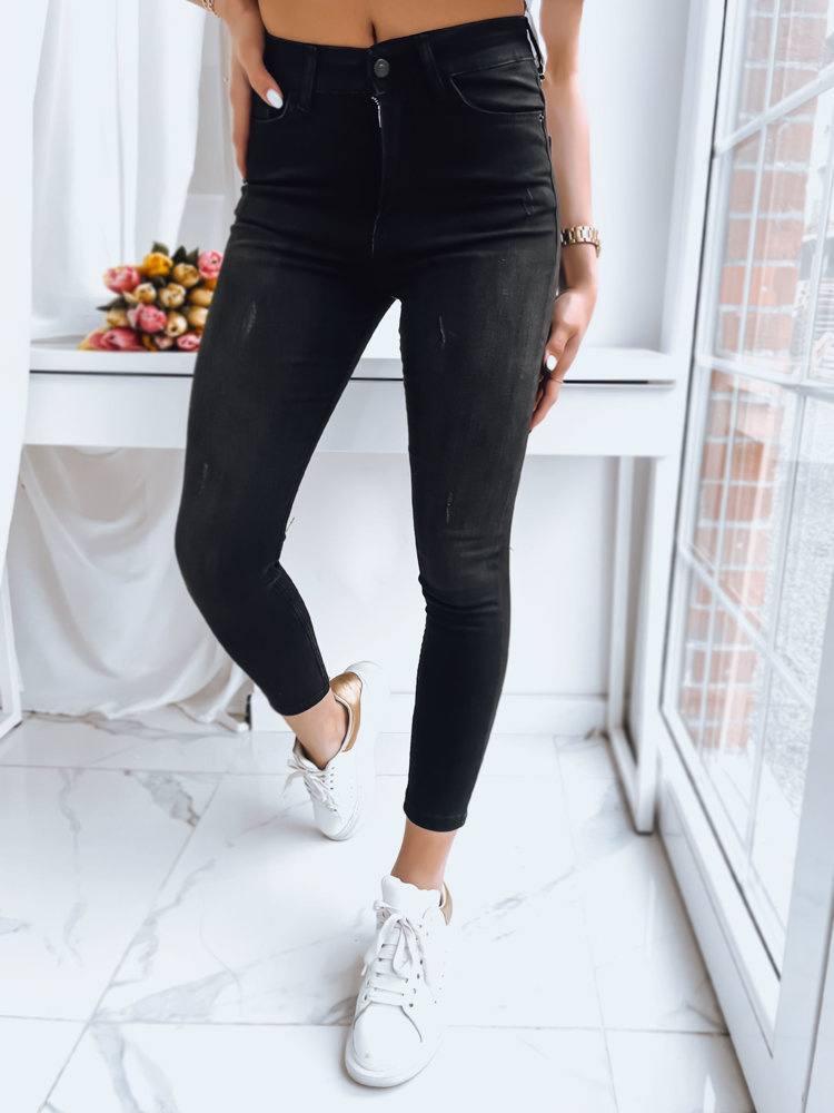 Dámské džíny skinny ADELAIDA Barva černá DSTREET UY1403 Barva: Černá, Velikost: 27
