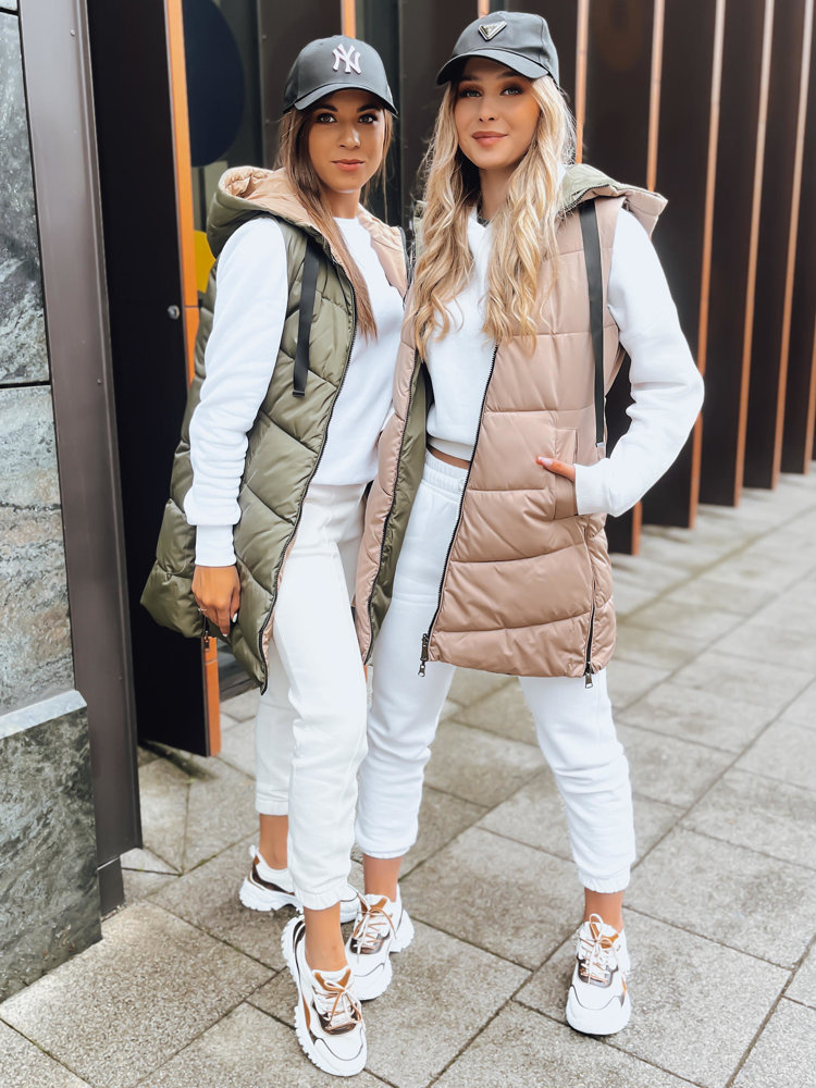 Camel oboustranná vesta pro ženy ONADE Dstreet TY3726 Velikost: S