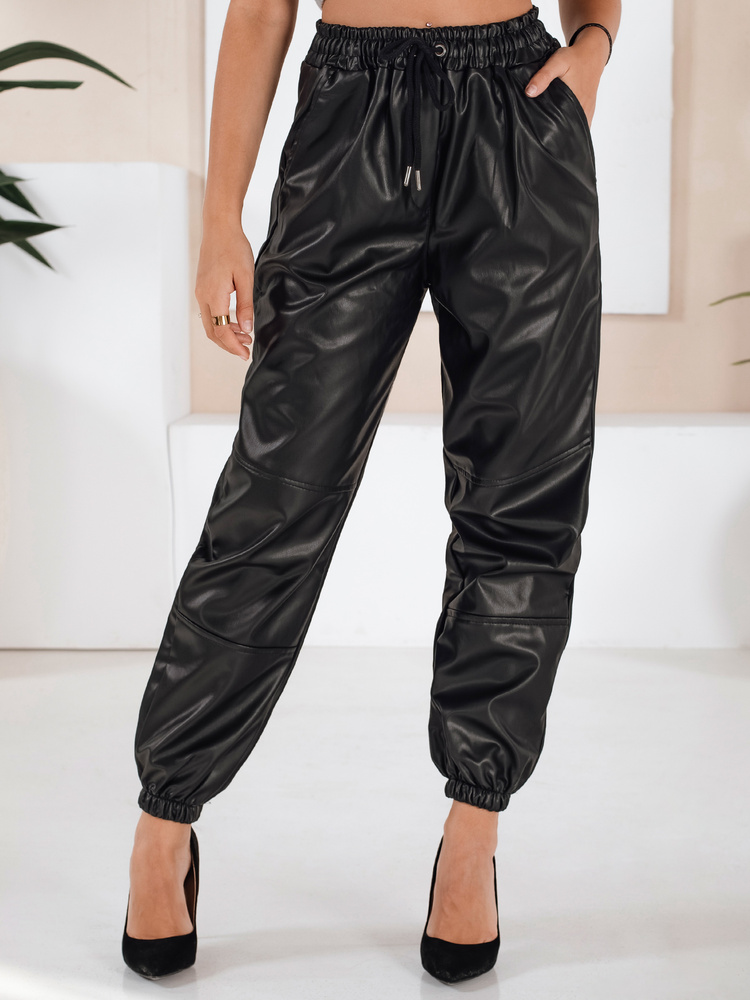 Dámské kalhoty voskované MAGIR Barva černá DSTREET UY1683 Barva: Černá, Velikost: 44