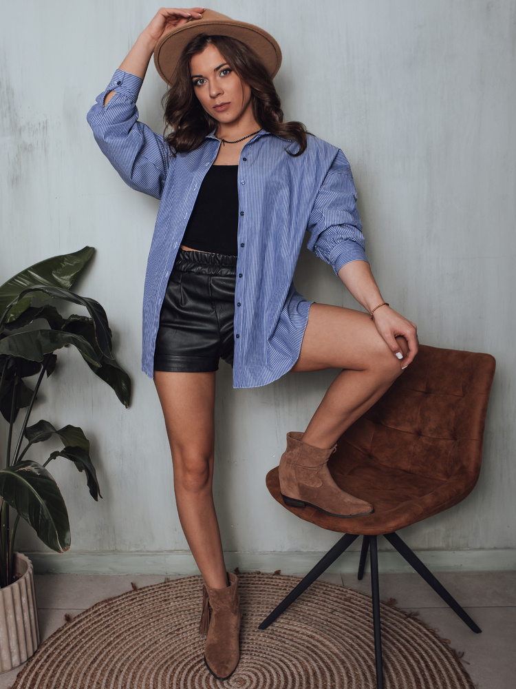 Elegantní dámská košile BLISS Barva modrá DSTREET DY0369 Barva: Modrá - světle, Velikost: 40