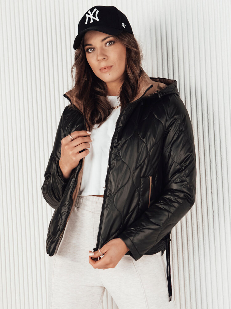 MAXWELL dámská prošívaná bunda černá Dstreet TY4111 Velikost: M