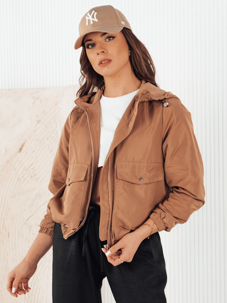 Dámská přechodná bunda BELIJ camel Dstreet TY4258 XXL