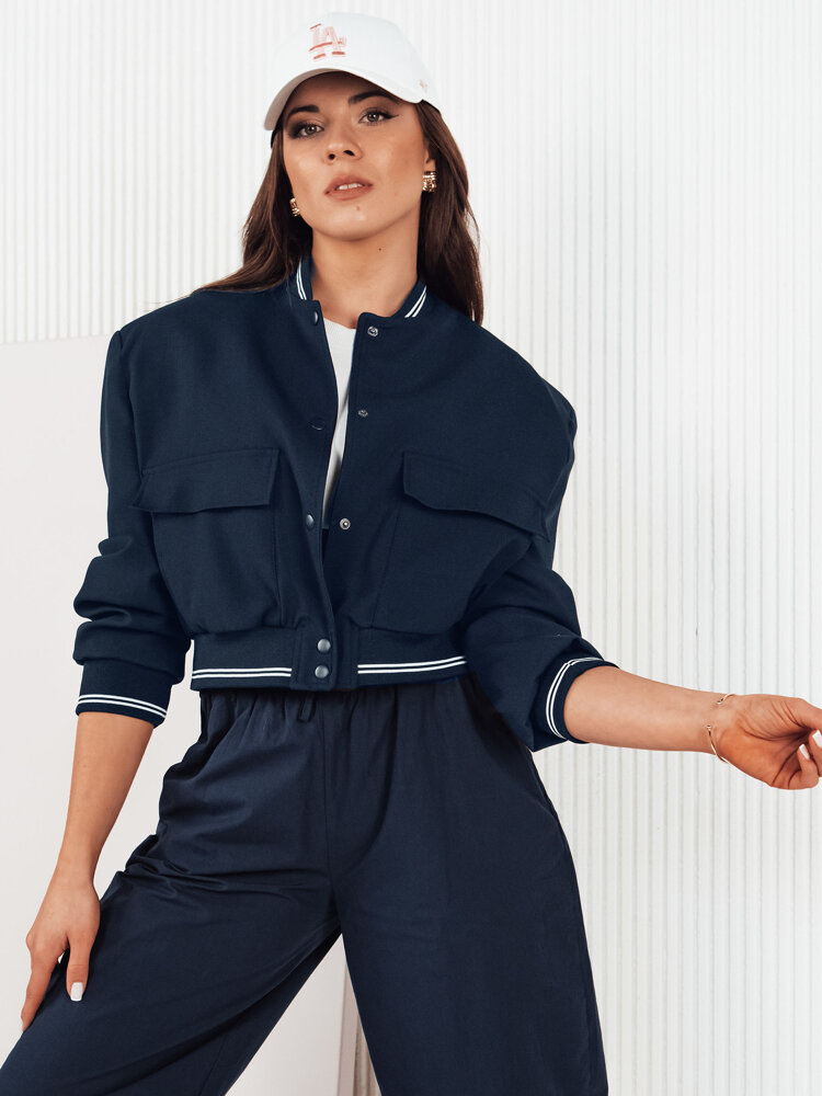 Dámská bomber bunda CHOMP Barva tmavě modrá DSTREET TY4296 Barva: Modrá, Velikost: M