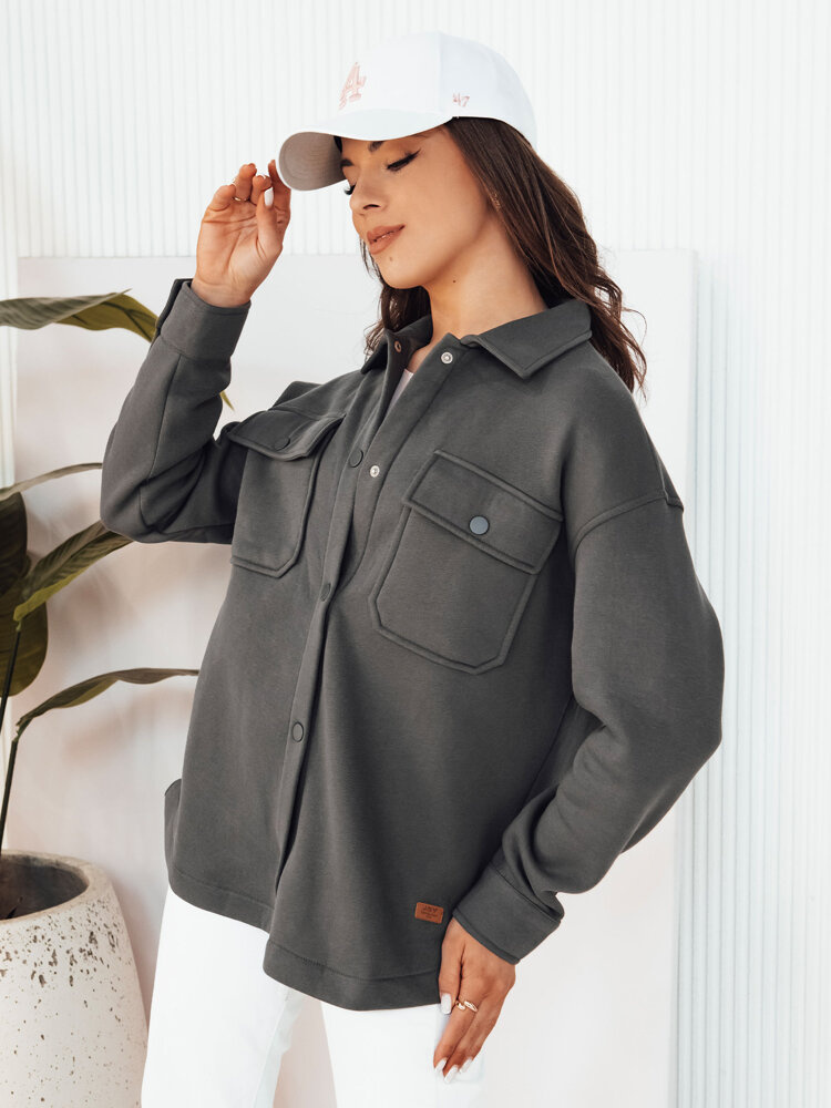 Dámská přechodová bunda VELARA Barva Bílý DSTREET TY4299 Barva: Šedá - tmavě, Velikost: XS