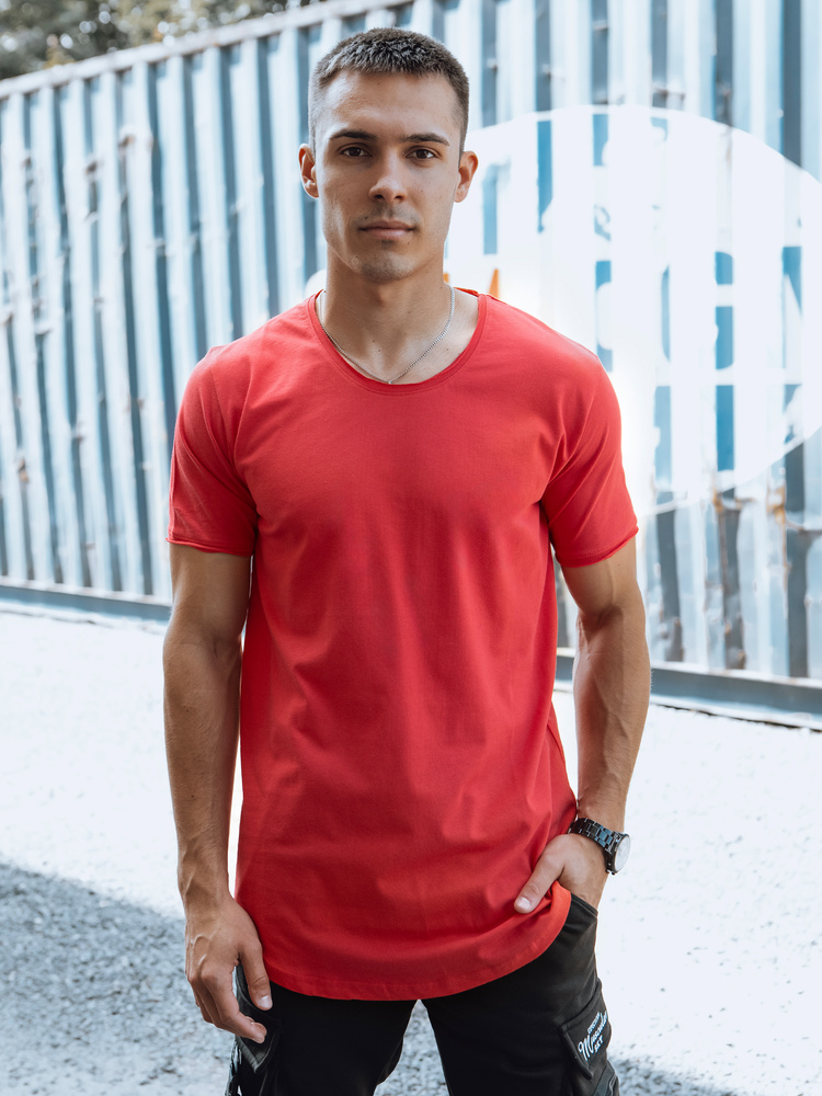 Pánské červené tričko Dstreet RX5602 M