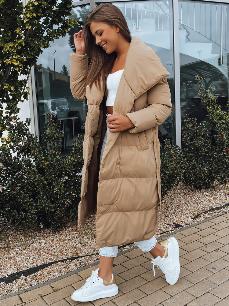 Dámský kabát / bunda FAVI khaki Dstreet TY3091 M