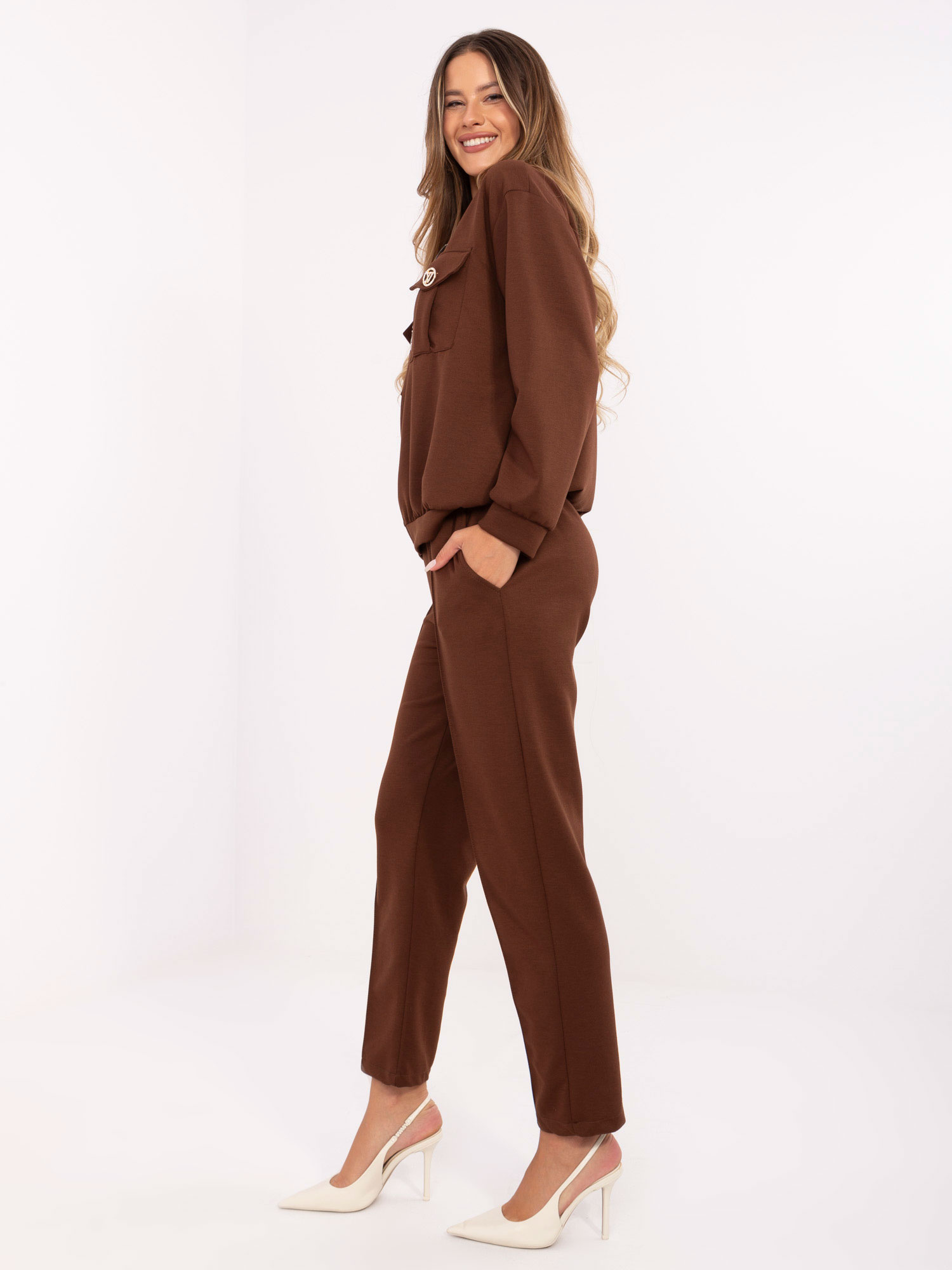 RUE PARIS Komplet-IT-KMPL-9731.49 Barva: Béžová, Velikost: UNI