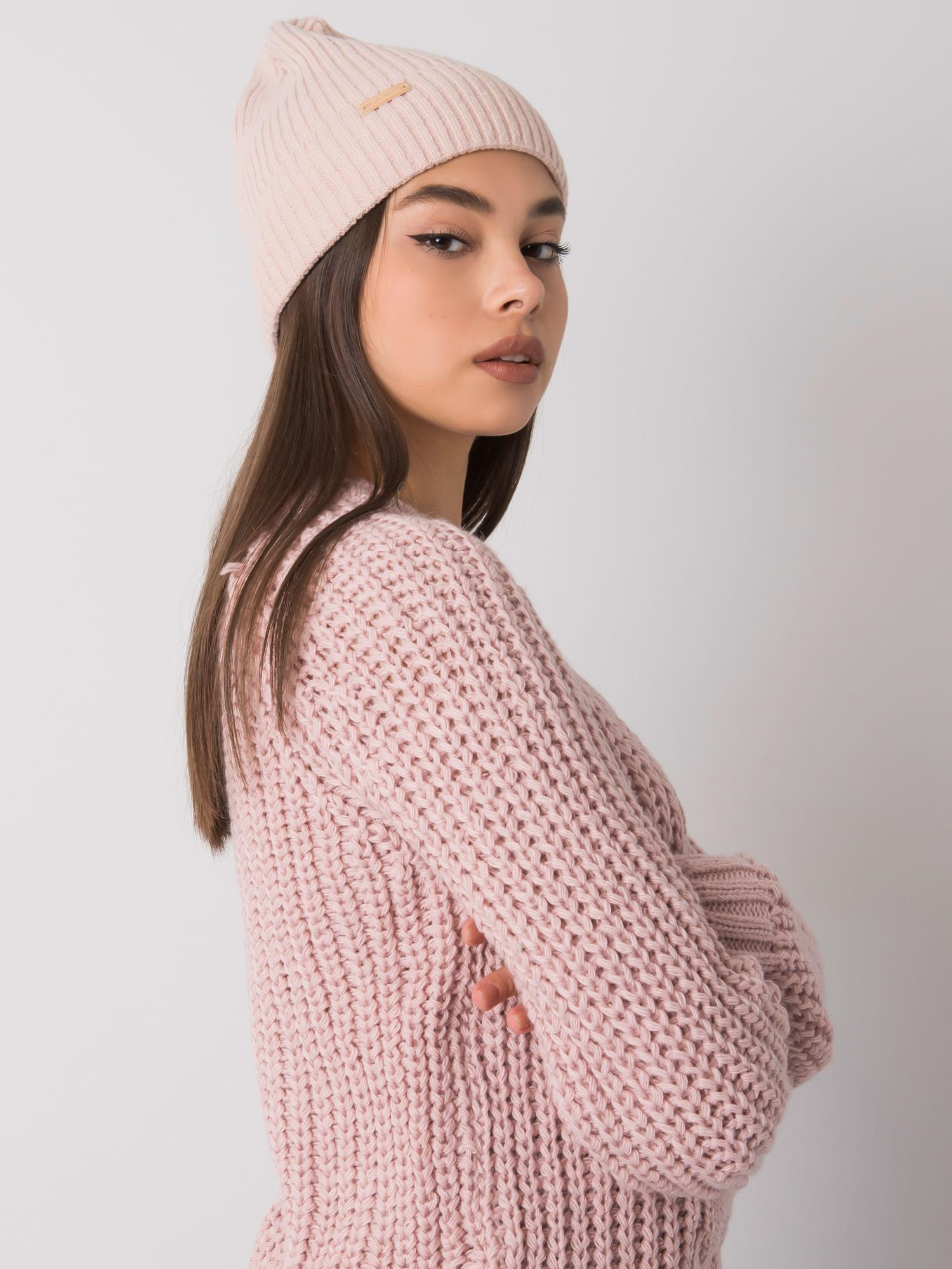 Dámská čepice JK CZ 27 cap.84P světle růžová jedna velikost