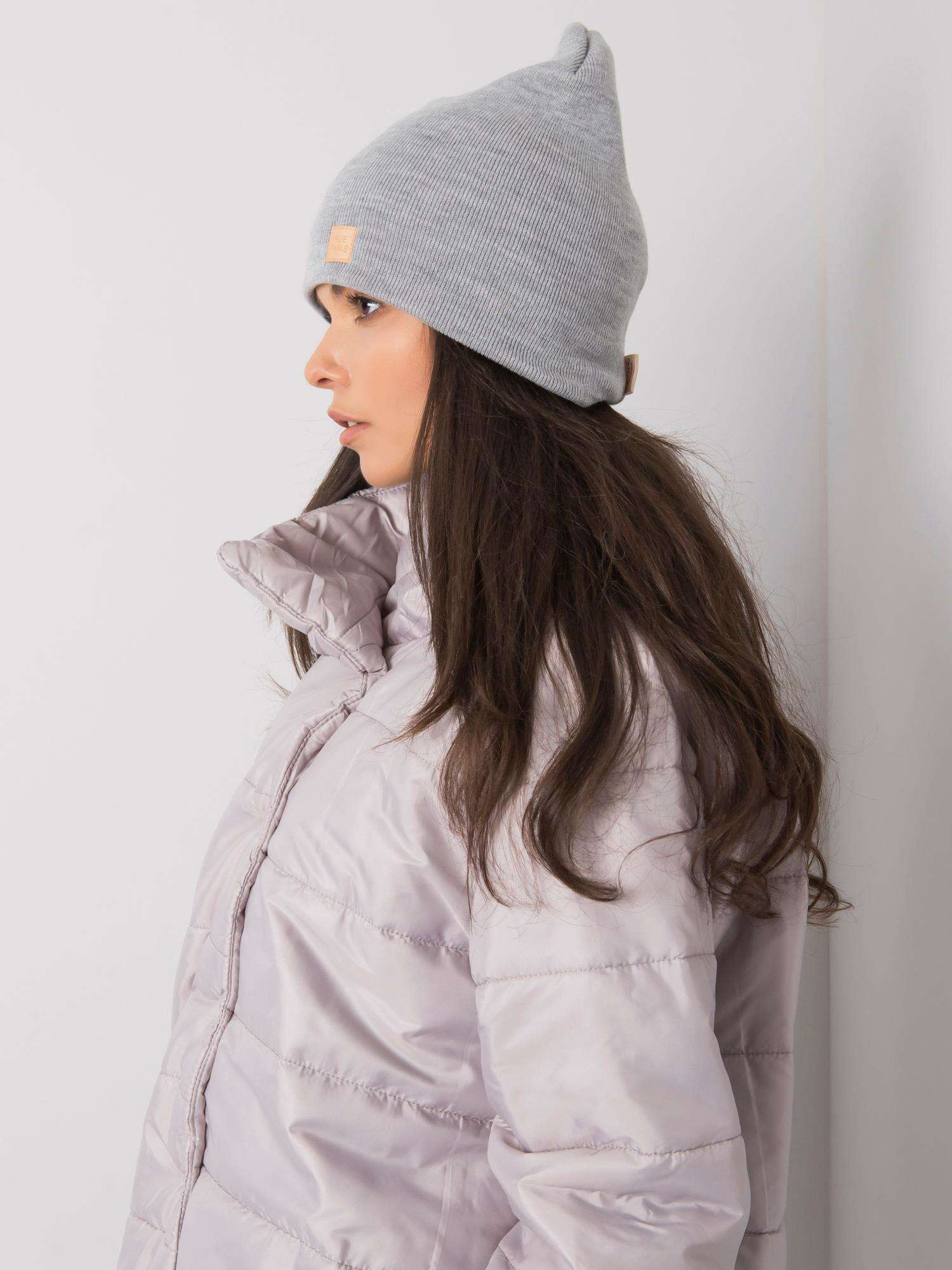 Dámská čepice 12 šedá jedna velikost