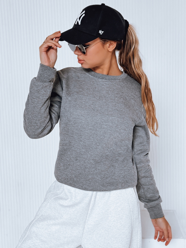 Dámská mikina FASHION II antracitová BY0151 Velikost: XXL