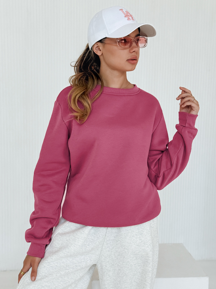Dámská mikina FASHION II červená Dstreet BY0147 Barva: Fialová, Velikost: XL