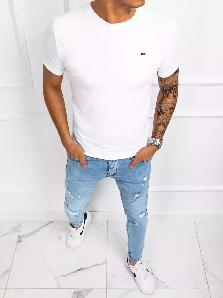 Oranžové pánské tričko Dstreet RX4806 L