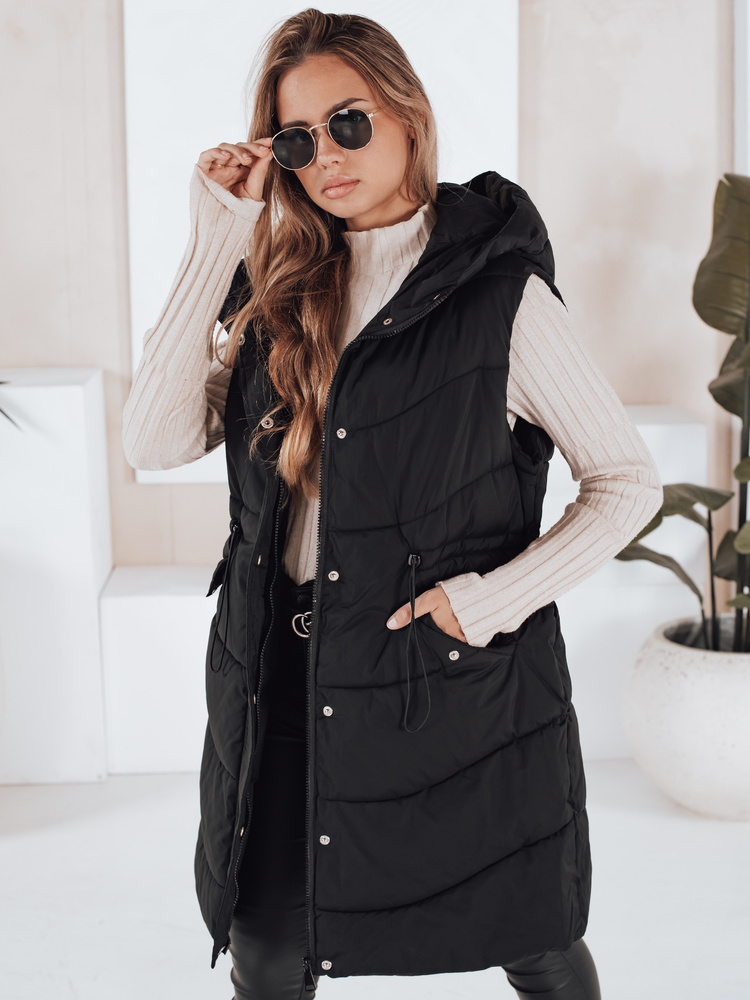 GAMIS dámská prošívaná vesta černá Dstreet TY3291 M